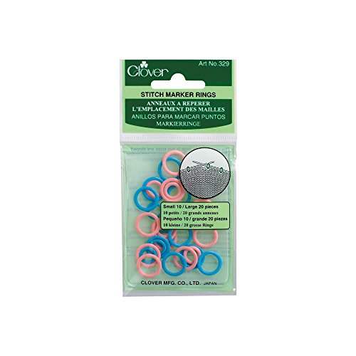 Clover Stitch Marker Rings Multi-Colour 1