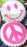 Designer Stencils Peace & Happiness Cookie Set Stencils, Beige/semi-transparent