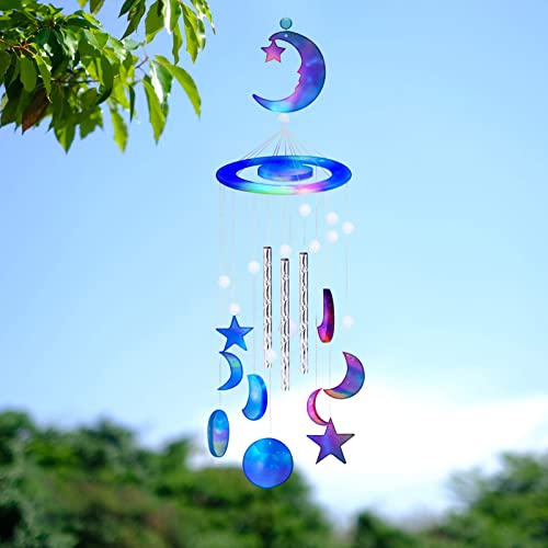 87 Pcs Star Moon Resin Molds Silicone Kit Wind Chimes Casting Mold Wind Chimes Epoxy Resin Molds Including for Create Art Decorations DIY Wind Bell Keychain Earring Pendants Ornaments Birthdays Gifts