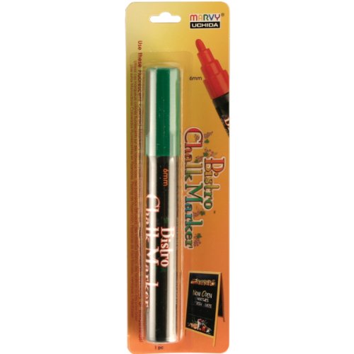 UCHIDA Marvy Broad Point Tip Regular Bistro Chalk Marker Art Supplies, Green