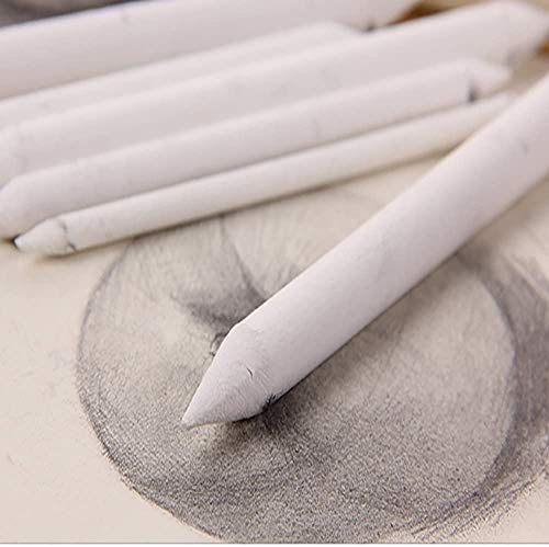 17 Pcs Blending Stumps and Tortillions Set 2 Pcs Sandpaper Pencil Sharpener and 1 Pencil Extension Tool Art Blenders Drawing Tools for Student Sketch Drawing