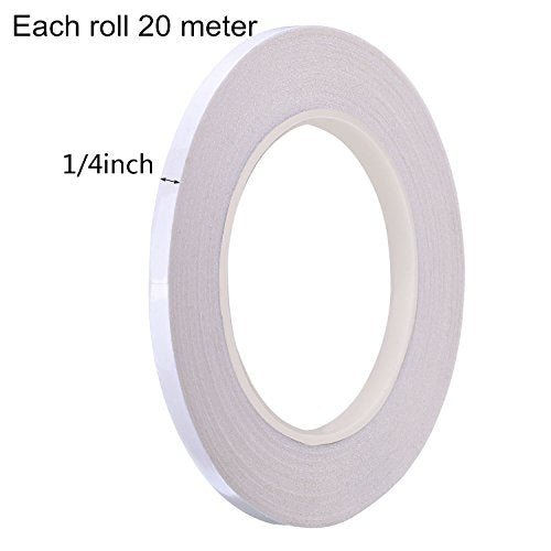 Hotop 1/4 Inch Quilting Sewing Tape Wash Away Tape, Each 22 Yard (3 Rolls)