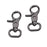 7/8 Inch Lobster Clasps Swivel Trigger Snap Hooks for Straps Bags Belting Leathercraft 10pcs (Gunmetal)