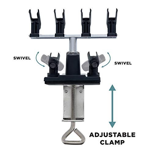 Master Airbrush® Brand Universal Clamp-On Airbrush Holder That Holds Up to 6 Airbrushes