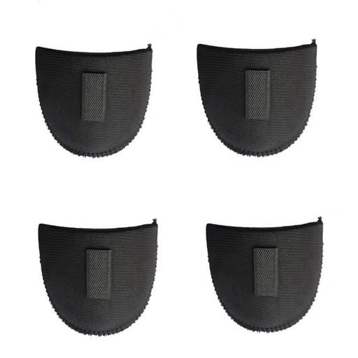 Shoulder Pads for Womens Clothing 2 Pair Soft Foam Padded Self Adhesive Shoulder Pad Soft Covered Sewing Foam Pads Sewing Accessories for Blazer Clothes Craft DIY(Black)