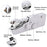 60 Pieces Handheld Sewing Machine Portable Cordless Sewing Device Mini Hand Held Electric Sewing Machine 36PCS Sewing Threads Kit for DIY Clothes Fabrics Home Travel (White）