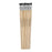 Charles Leonard Flat Tip Easel Paint Brushes with Long Handle, 0.25 Inch, Natural Handles and Black Bristles, 12-Pack (73525)