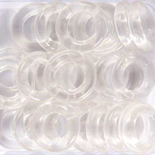 Dritz Home 1/2" Plastic Rings 24/Pkg-Clear