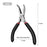 Jewelry Pliers for Jewelry Making, 5 Inch Bent Chain Nose Pliers Jewelry Tool for Crafting and Repair