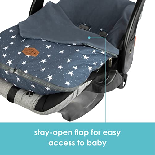 Baby Bundle 365 – Baby Car Seat Cover & Stroller Accessory – Lightweight Baby Bunting for Year Round Comfort