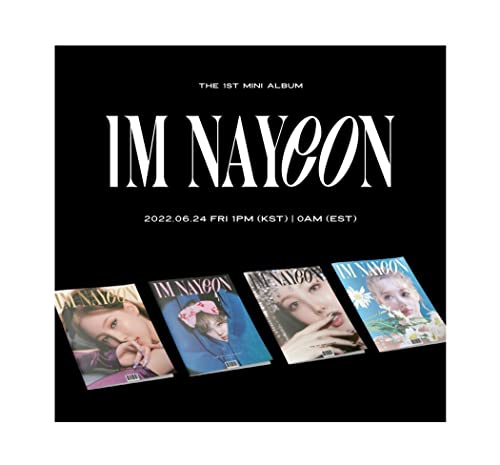 Dreamus NAYEON TWICE - IM NAYEON 1st Mini Album+Pre-Order Benefit+Folded Poster+Extra Photocards Set (I'M ver.), 210 x 290 mm (JYPK1383)