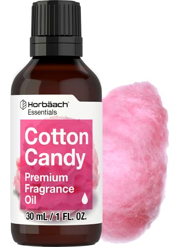 Cotton Candy Fragrance Oil | 1 fl oz (30ml) | Premium Grade | for Diffusers, Candle and Soap Making, DIY Projects & More | by Horbaach