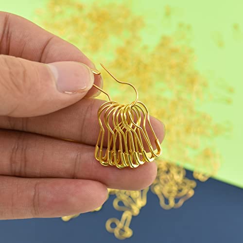 Renashed 1000pcs 0.85 Inch Clothing Tag Pins Bulb Pin Metal Gourd Pin DIY Home Accessories Safety Pins Bulb Pin