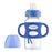 Dr. Brown’s® Milestones™ Wide-Neck Sippy Bottle with 100% Silicone Handles, Easy-Grip Bottle with Soft Sippy Spout, 9oz/270mL, BPA Free, Blue, 6m+