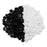 400 Sets KAM Snaps Buttons, BetterJonny White & Black Size 20 (1/2 inch) T5 Resin Plastic Button Sewing Fasteners Punch Poppers Buttons for Cloth Crafts Unpaper Towels Mama Pads
