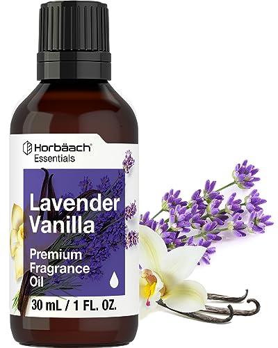 Lavender Vanilla Fragrance Oil | 1 fl oz (30ml) | Premium Grade | for Diffusers, Candle and Soap Making, DIY Projects & More | by Horbaach