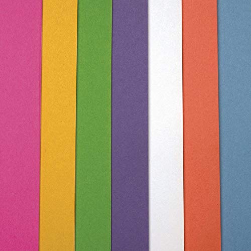 Colorations Construction Paper for Kids | 7 Colors - 600 Bulk Sheets of 9X12 - Assorted Pack of Heavy Duty Craft Paper