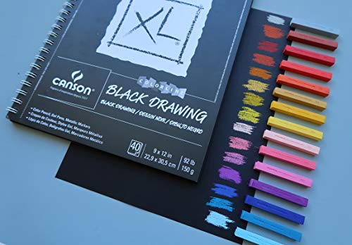 Canson XL Series Black Drawing, 7" x 10"