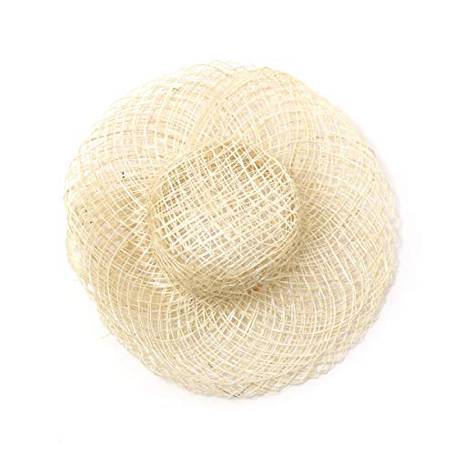 PZRT 6pcs Mini Straw Hats for DIY Craft Jewelry Accessories Garment Decoration 76mm