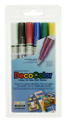 Uchida Of America DecoColor Paint Marker, 6 per Set