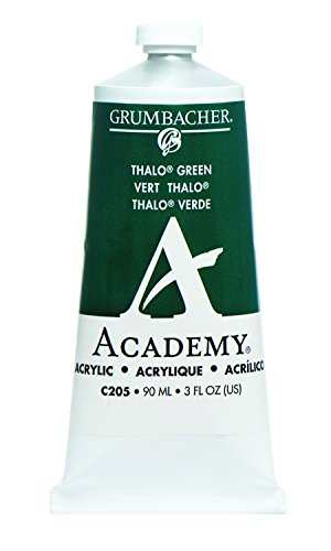 Grumbacher Paint, 3 Fl Oz (Pack of 1), Thalo Green (Blue Shade), 3 Ounces