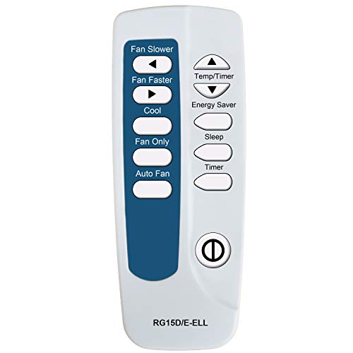 RCECAOSHAN Replacement for Frigidaire Air Conditioner Remote Control Model Number RG15D/E-ELL RG15D/E-ELL1