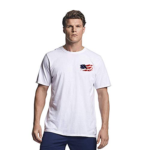 USA Heat Transfers Apppliques Flag Patches American Stickers Decals 10Pcs Patriotic Uniform Vest Jacket T-Shirt Backpack Hat Clothing DIY Decorations Appliques