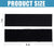 1x4 inch Hook and Loop Strips with Adhesive - 15 Sets, Strong Back Adhesive Fasten Mounting Tape for Home or Office Use,Double Sided Strips - Instead of Holes and Screws, Black