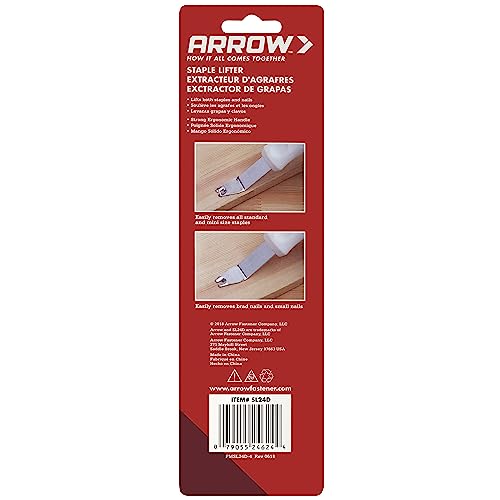 Arrow ‎SL24D Staple Remover with Stainless Steel Lifter for Upholstery, Furniture, Repairs, and Crafts