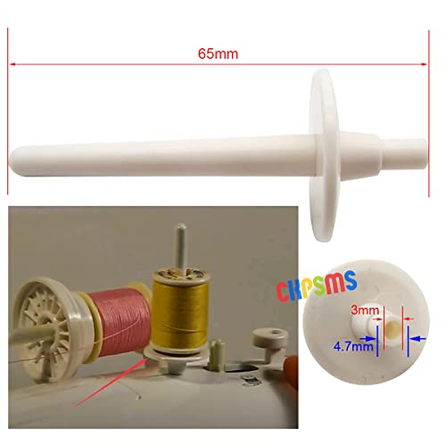 CKPSMS Brand- Extra/Spare Sewing Machine Spool pin (The Inner Diameter of The Opening is 3mm) Works for Sewing Machine Bobbin Winder Spindle
