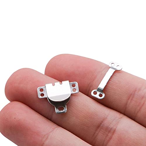 Hook and Eye Closures Sewing Hooks and Eyes Hook & Eye Closure Metal Hook and Eye Fasteners Metal Bra Hook and Eye Nickel Hook and Eye Closure Bra Pack of 4