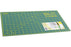 OLFA 6" x 8" Self Healing Rotary Cutting Mat (RM-6x8) - Double Sided 6x8 Inch Cutting Mat with Grid for Quilting, Sewing, Fabric, & Crafts, Designed for Use with Rotary Cutters (Green)