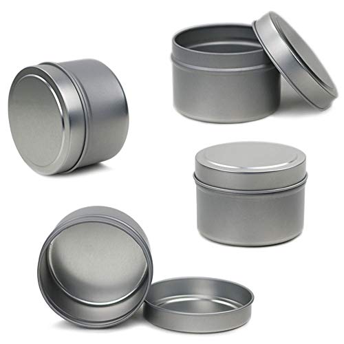 EricX Light Candle Tin 24 Piece, 4 oz, for Candle Making