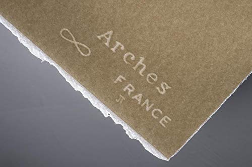 Arches Bloc Enc 4L 20x20 20H Aquarelle 100% Fine 300g Blanc NAT, Blanco Natural