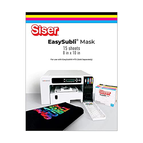 Siser EasySubli Mask Transfer Tape 8" x 10" - 15 Pack (for use with EasySubli HTV)