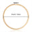 Caydo 12 Pieces 4 Inch Round Embroidery Hoop Bulk Wholesale Bamboo Circle Cross Stitch Hoop Ring