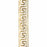 Offray, White Greek Key Craft Ribbon, 7/8-Inch x 9-Feet