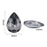 OLYCRAFT 90pcs Glass Point Back Rhinestone Cabochons 14x10mm Teardrop Faceted Resin Rhinestone Gems for Jewelry Making, Nail Arts, Phone Decoration and DIY Crafts - 15 Colors