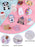 65PCS Acrylic Brooch Pins, Lorvain Cute Aesthetic Badges Pin Kawaii Backpack Pins Sheep Rabbit Dog Bear Girl Cartoon Brooch Pin for Backpacks Bags Jackets Hoodies Hats