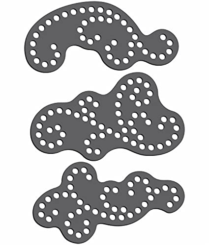 Rhinestone Genie Flourishes 003 Magnetic Rhinestone Template, Black