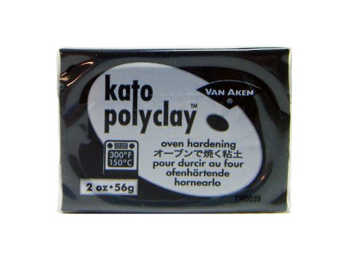Van Aken International Kato Polyclay 2oz Black