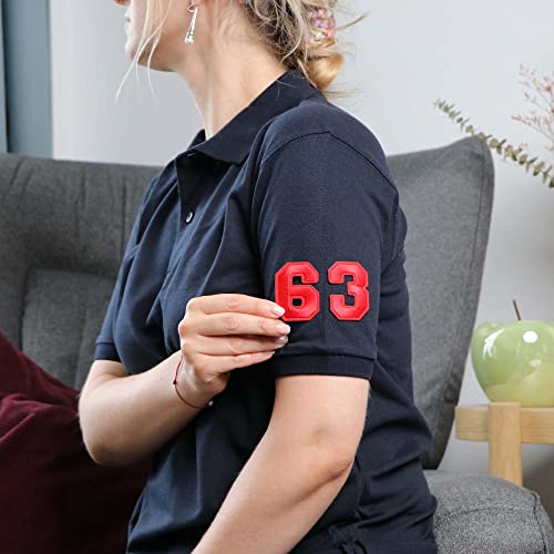 Iron On Numbers Patches - Red 0-9 Iron on Patches 10pcs Number Patches Embroidered Decorative Repair Patches for Clothes A-17
