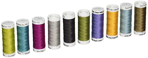 Sulky 712-29 Grand Collection Crossroads Cotton Petites 12 Weight ,10 Pieces Per Pack , Multicolor