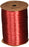 Berwick Offray Imperial Red Pearlized Raffia Ribbon, 1/4'' Wide, 100 Yards