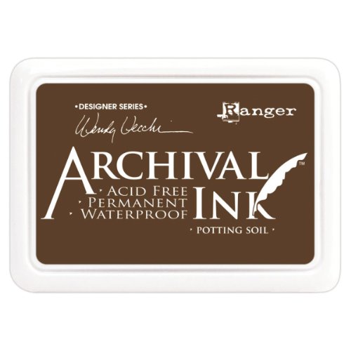 Ranger AID-38979 Wendy Vecchi Designer Series Archival Ink Pad, Potting Soil