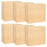 ACXFOND 6PCS Unfinished Wood Blocks for Crafts, 4x4x2 inch Basswood Carving Blocks, Unfinished MDF Wood Squares Wooden Blocks for Arts and Crafts