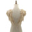 Angel Wings Lace Applique 3D Guipure Appliques Sew on Wedding Dress Shoulder Badge1 Mirror Pair (Beige)