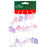Kurt S. Adler Pink Purple and White Glittered Gum Drop Garland 9 Feet Long H2051 New