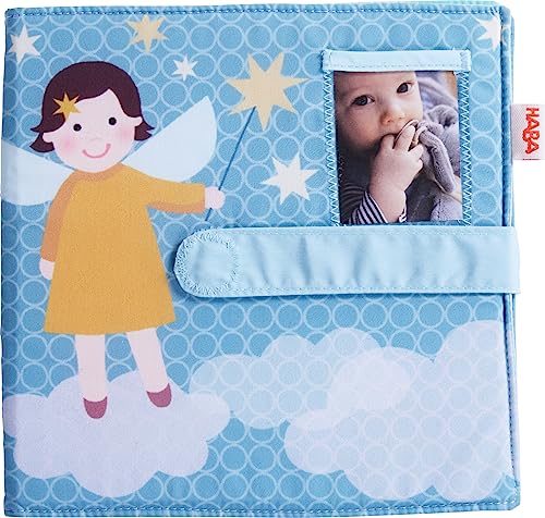 HABA Guardian Angel Baby Photo Album - Machine Washable Holds 8 4x6 Photographs