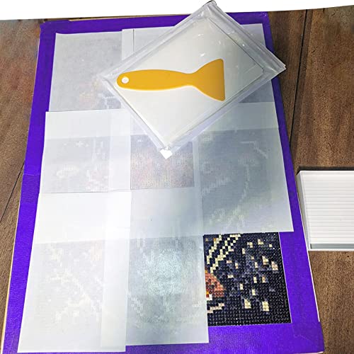 100 Pieces Diamond Painting Release Paper, 15 X 10 CM Double-Sided,Non-Stick Cover Replacement Paper,5D Diamond Painting Accessories and Tools for Kids